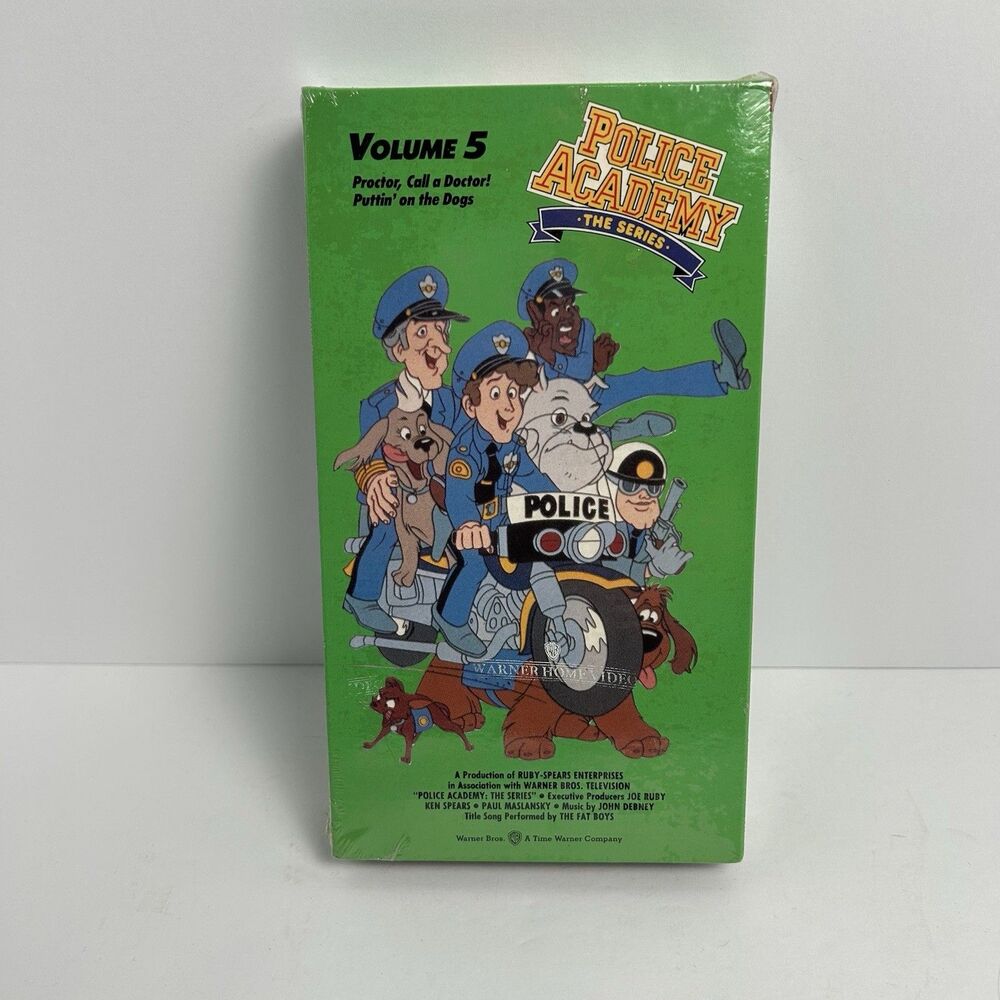Police Academy The Series Vol. 5 VHS (1990 Warner Home Video) Tested - Animated